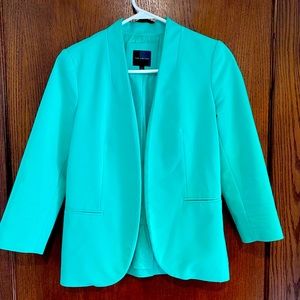 Limited teal blazer. Size small 3/4 sleeves